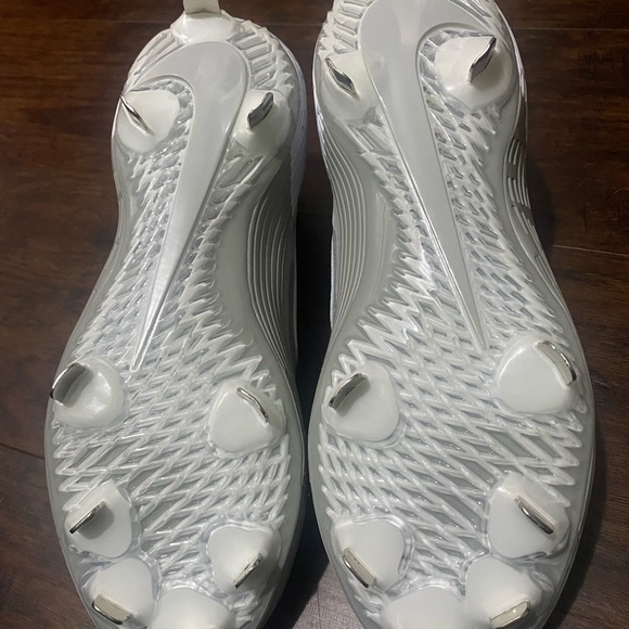 Nike Alpha Huarache Elite 2 Grey Baseball metal cleats size 9.5 womens - Picture 6 of 7